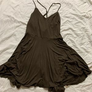 Forever 21 olive green dress